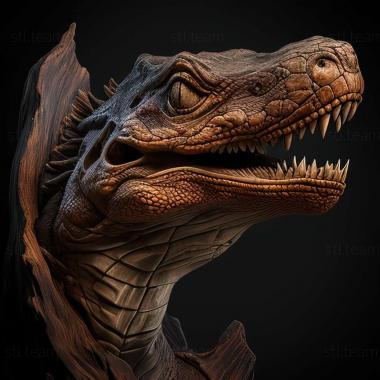 3D модель Erythrosuchus africanus (STL)