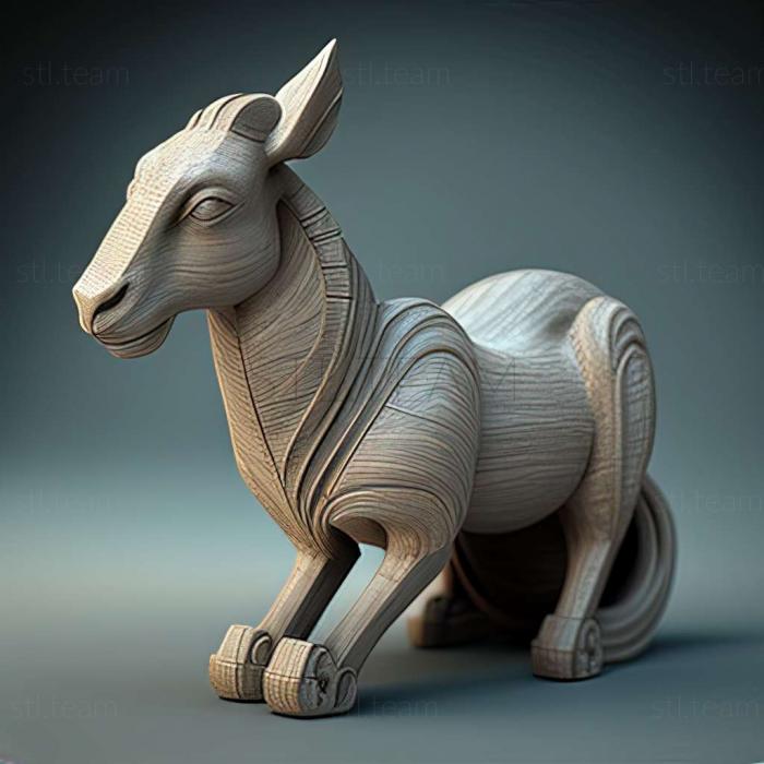 3D model Lukanikos famous animal (STL)