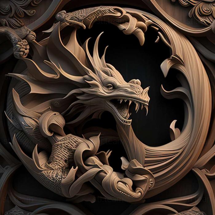 3D model Frieze FROM Dragon Pearl (STL)