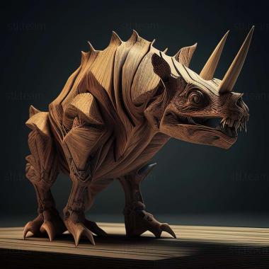 3D модель Campyloneurus quadraticeps (STL)