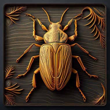 3D модель Adelocera punctata (STL)