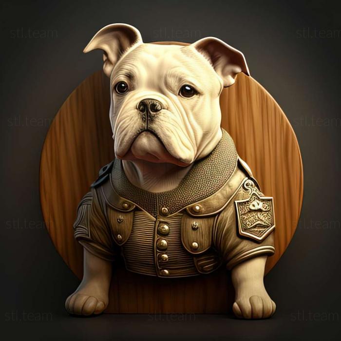 3D model Sergeant Stubby famous animal (STL)