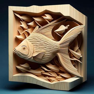 3D model Amanda fishs tetra (STL)