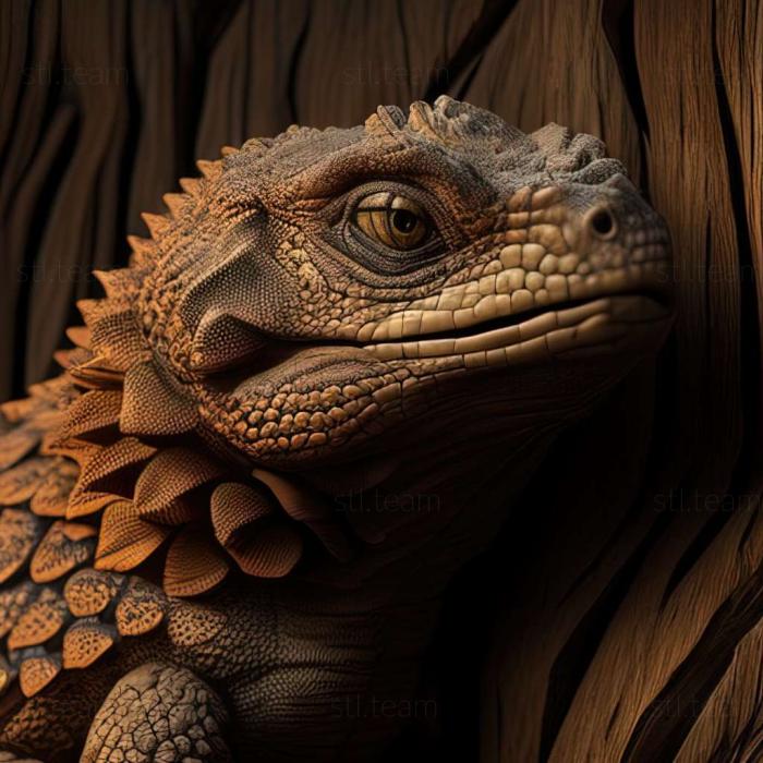 3D model Uromastyx princeps (STL)