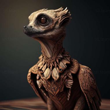 3D модель Lepilemur wrightae (STL)