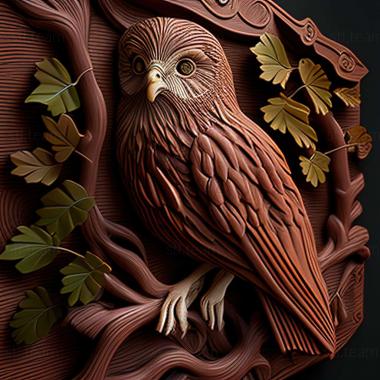 3D модель Glaucidium bolivianum (STL)