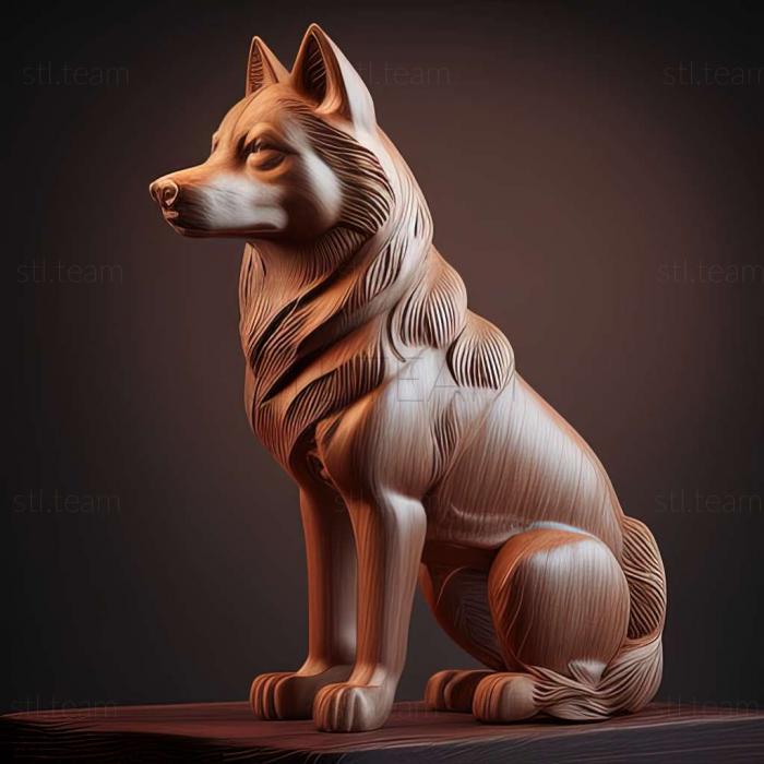 3D модель WeSiberian Хаски собака (STL)