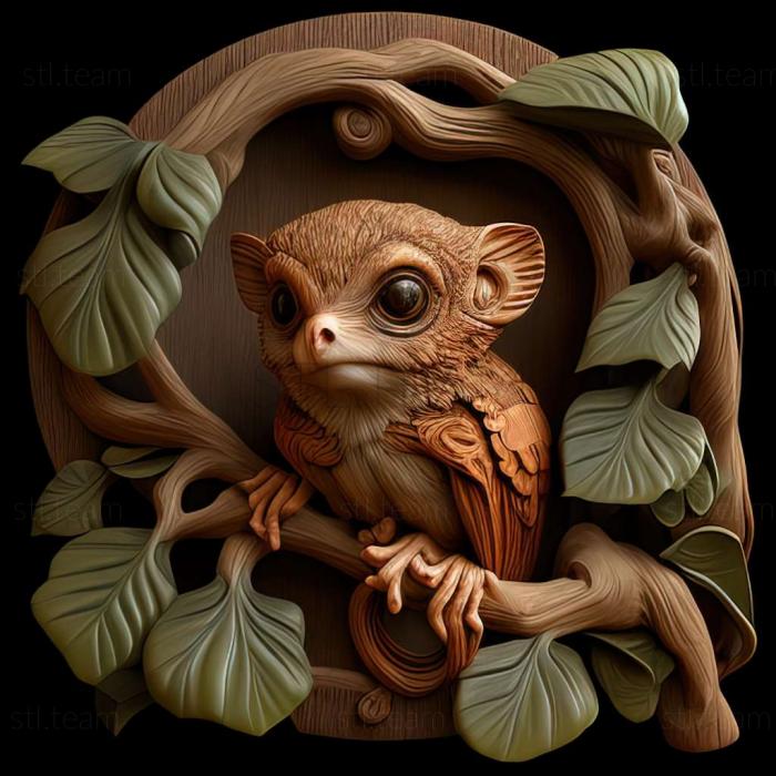 3D model Tarsius spectrumgurskyae (STL)