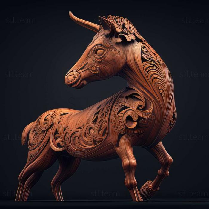 3D model An An famous animal (STL)