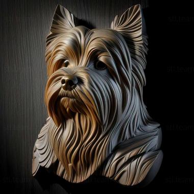 3D model Australian Silky Terrier dog (STL)