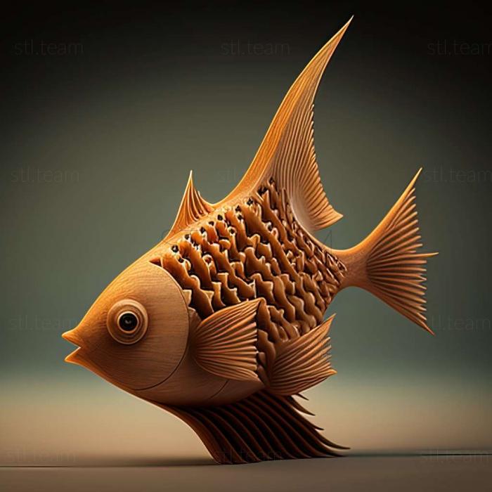 3D модель Риба фарловелла у формі голки (STL)