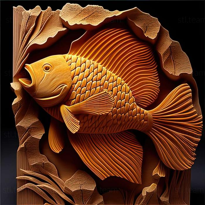 3D model Colombian hifessobricon fish (STL)
