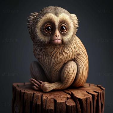 3D model Otus madagascariensis (STL)