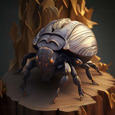 3D model Onthophagus pennsylvanicus (STL)