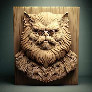 3D model Colonel Meow famous animal (STL)