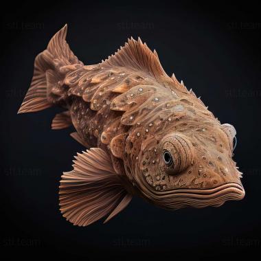 3D model Bradypterus lopezi (STL)