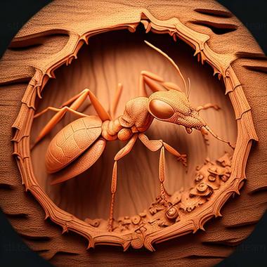 3D модель Dorymyrmex tuberosus (STL)