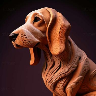 3D model The Estonian Hound dog (STL)