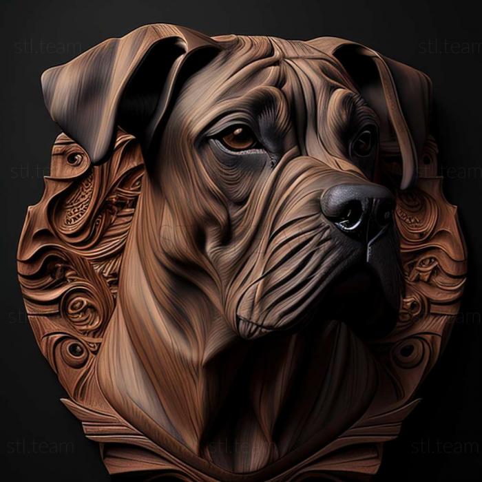 3D модель Дизель собака знаменита тварина (STL)
