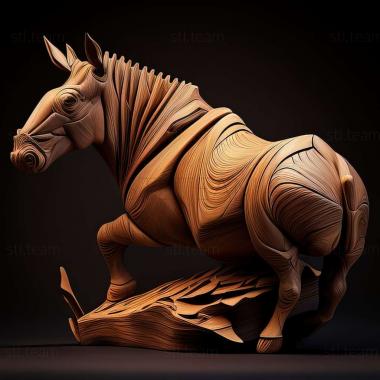 3D model Thrown famous animal (STL)