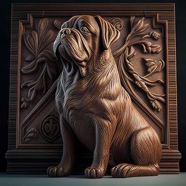 3D модель Пел собака известное животное (STL)