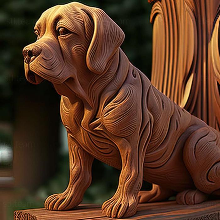 3D model Hungarian vyzhla dog (STL)