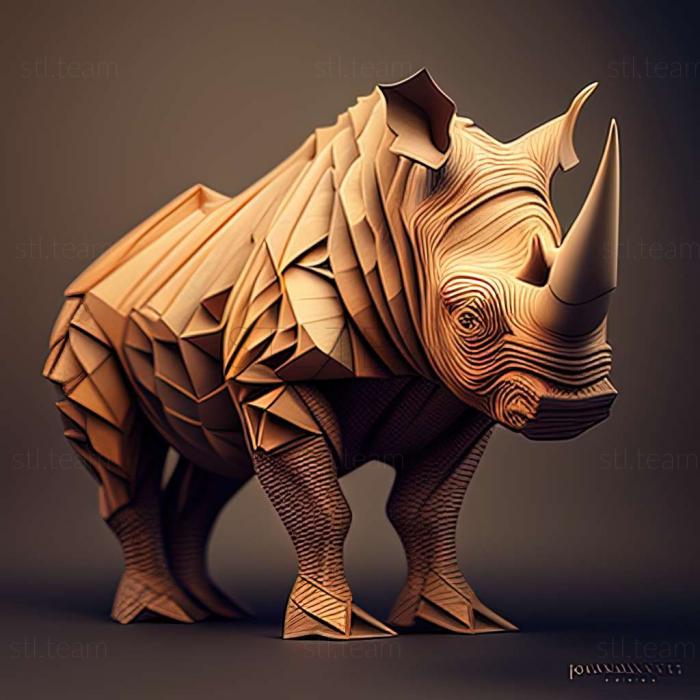 3D модель Rhinotropidia rostrata (STL)