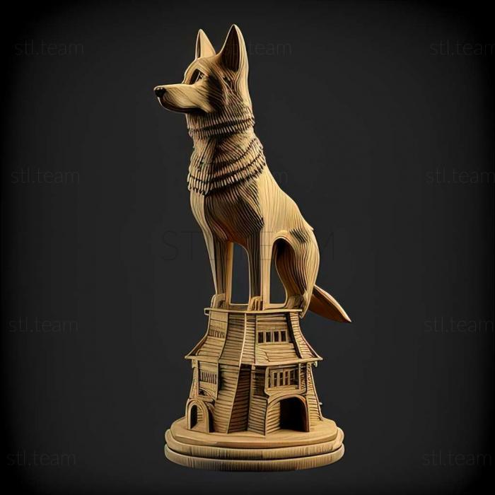 3D модель Московська сторожова собака (STL)