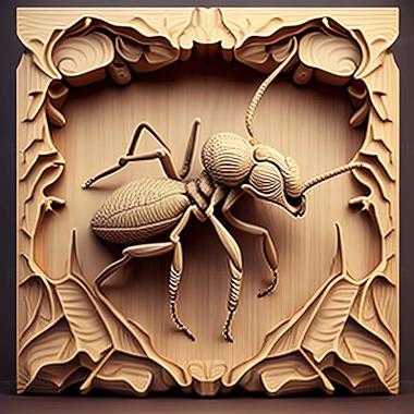 3D модель Crematogaster vacca (STL)