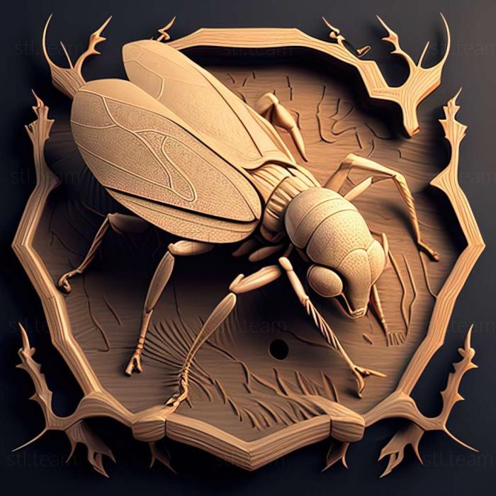 3D модель Pheidole davidsonae (STL)