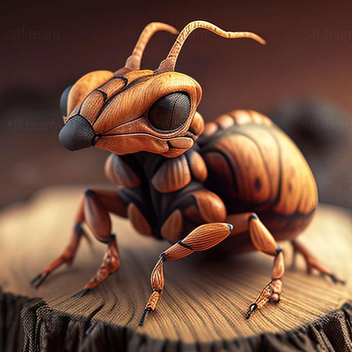 3D модель Crematogaster vacca (STL)