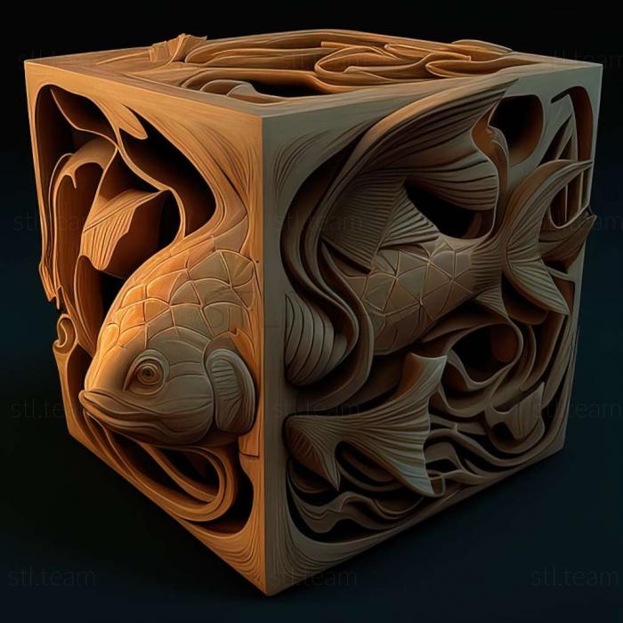 3D модель Кузов риба-куб (STL)