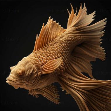 3D модель Риба анциструс зірчаста (STL)