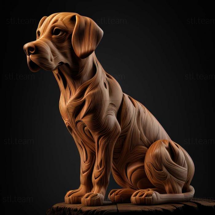 3D model Rafeiro do Alentejo dog (STL)