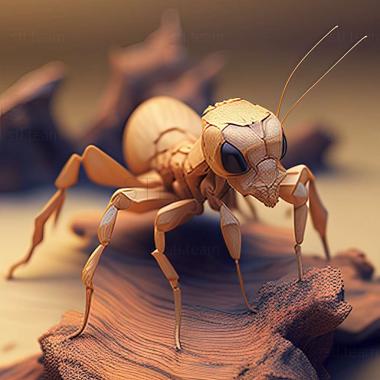 3D model Calyptomyrmex fragarus (STL)