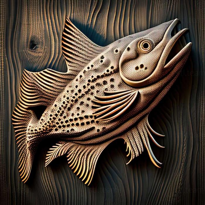 Speckled catfish fish