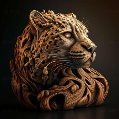 3D model Himantura leoparda (STL)