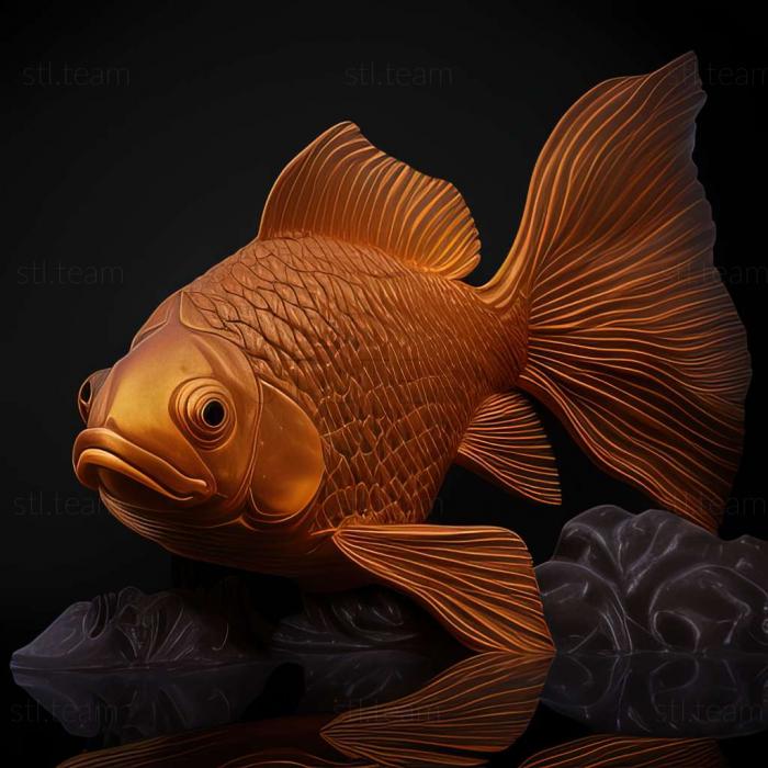 Animals Chocolate oranda fish