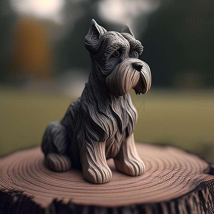 Animals Zwergschnauzer dog