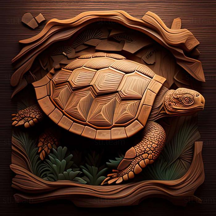 3D модель Знаменитое животное черепахи Диего (STL)