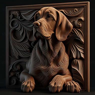 3D model The Italian Hound dog (STL)