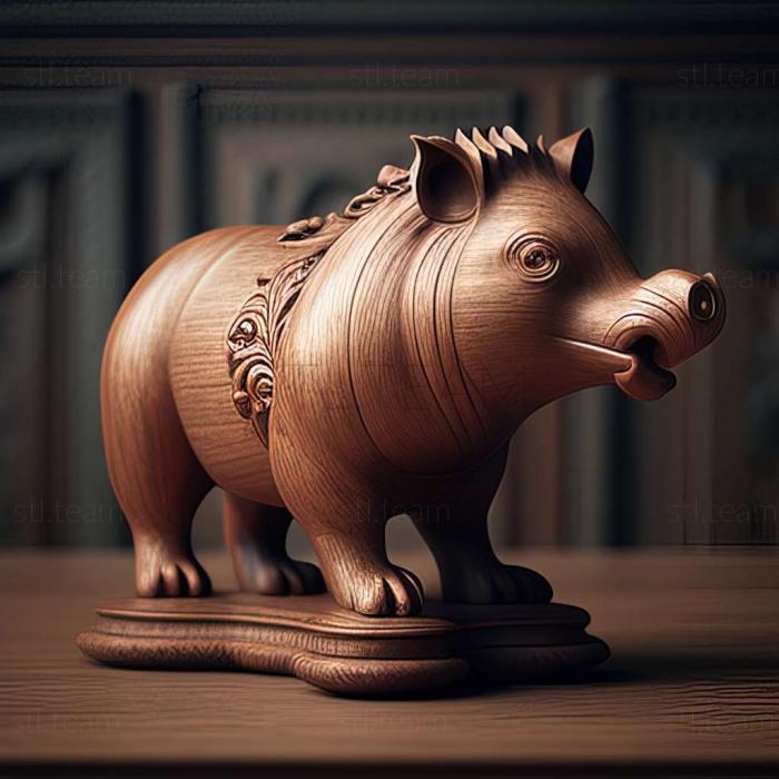 3D model Pigasus politics famous animal (STL)