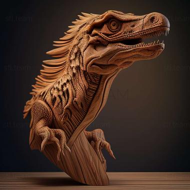 3D model Dalinghosaurus longidigitus (STL)