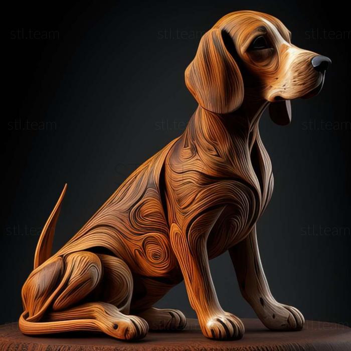 3D модель Эстонская гончая собака (STL)