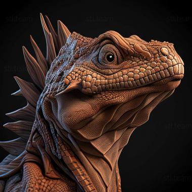 3D model Ctenosaura similis (STL)