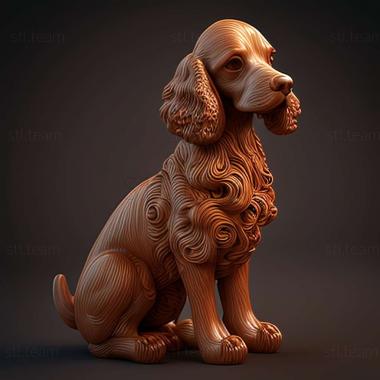 3D model Poodle Pointer dog (STL)