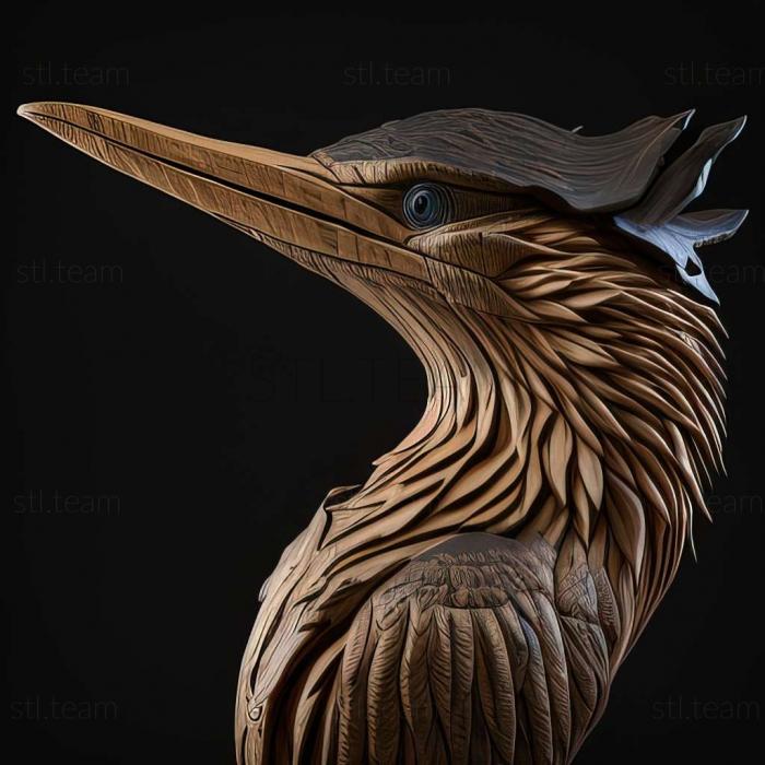 3D model Phalacrocorax featherstoni (STL)