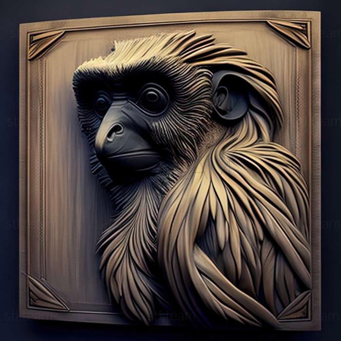 3D модель Piliocolobus epieni (STL)