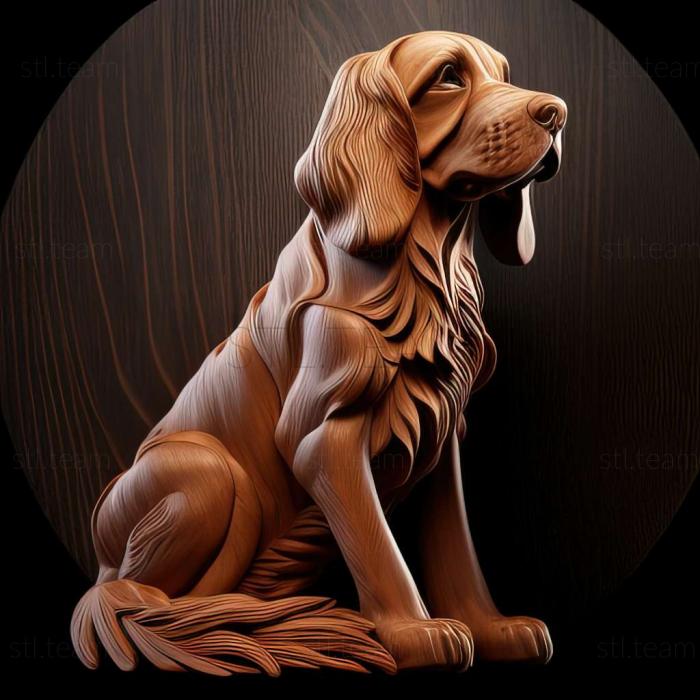 3D модель Арьежская гончая собака (STL)