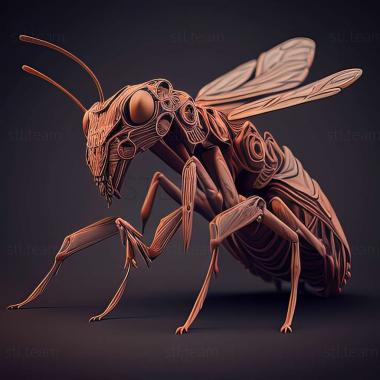 3D модель Ichneumon nigrostriatus (STL)